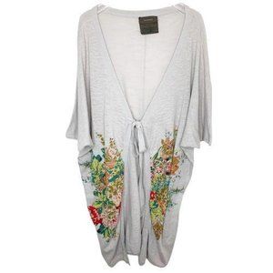 Anthropologie Guinivere Kimono Cardigan Floral